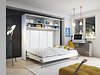 Sengeskapseng Concept Pro Lenart IV (Hvit + Høyglans hvit)