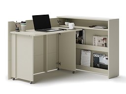 Hjørneskrivebord Concept Lenart (Cashmere)