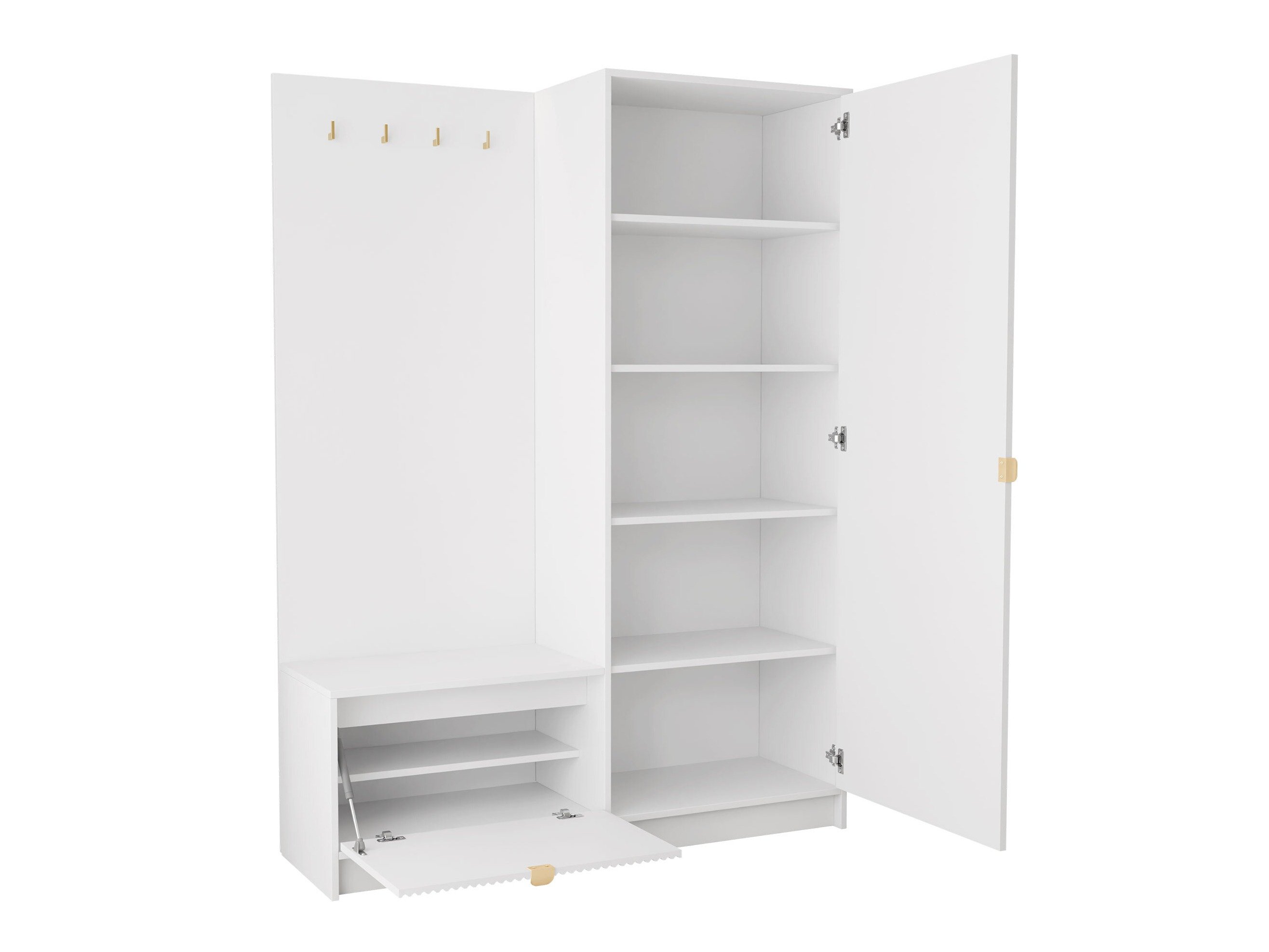 Møbelsett til entré Comfivo Papilio (Beige)