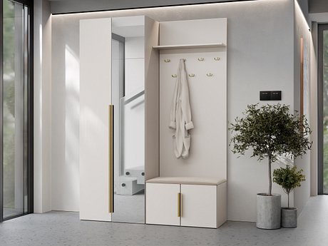 Møbelsett til entré Comfivo Auditor III (Beige)