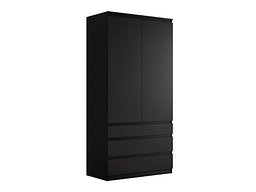 Garderobeskap Comfivo Structor (Svart)