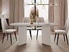 Bord Comfivo Fungus (Lys Travertine + Beige)