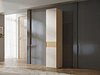 Garderobeskap Toledo 141 (Eik + Beige)