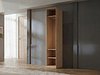 Garderobeskap Toledo 141 (Eik + Beige)