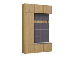 Møbelsett til entré Domtori 112 (Artisan eik)