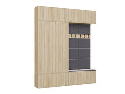 Møbelsett til entré Domtori 114 (Sonoma eik)