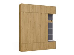 Møbler til entré Domtori 115 (Artisan eik)