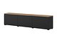 TV-benk Baletu 115 (Svart + Eik)