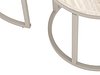 Salongbordsett Houston 2213 (Lys travertin + Cashmere)