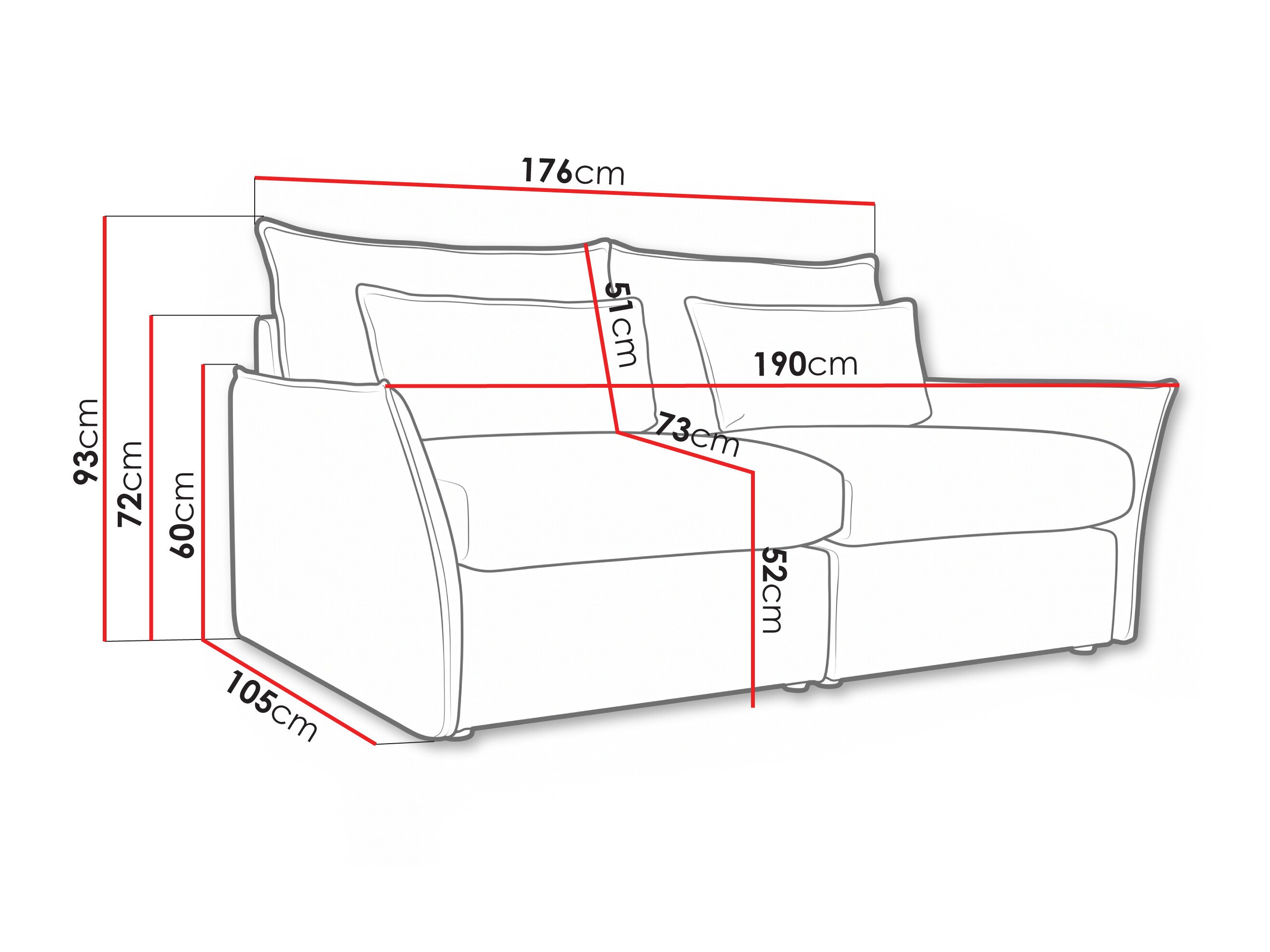 Sofa Fersali 103 (Lincoln 83)