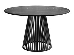 Bord Prudentia (Svart marmor + Svart)