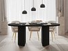 Bord Comfivo Ulma (Svart marmor + Svart)