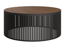 Salongbord Prunis I (Valnøtt + Svart)