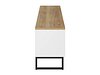TV-benk Camtolo 101 (Hvit + Lys eik)