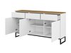 Kommode Camtolo 103 (Hvit + Lys eik)