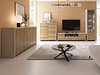 TV-benk Nolroma 143 (Cashmere + Eik)
