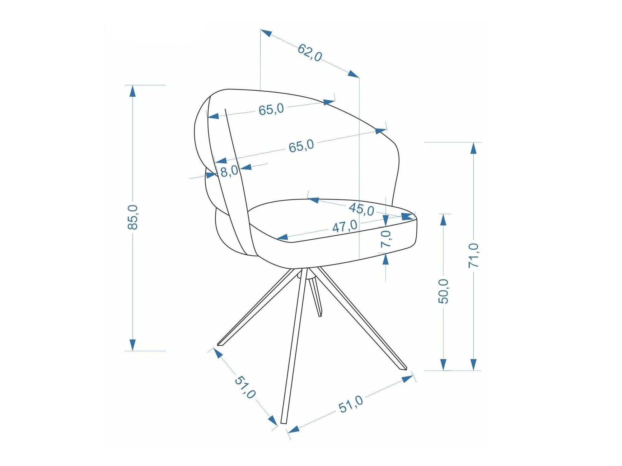 Stol Houston 2224 (Amicasa 02)