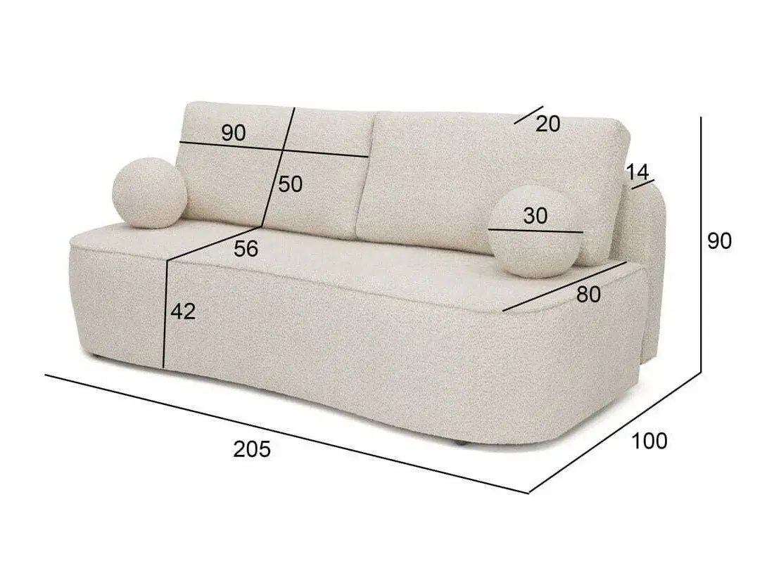 Sovesofa Marysville 102 (Monte 28)