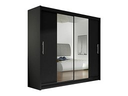 Garderobeskap Closico Pallor II (Svart)