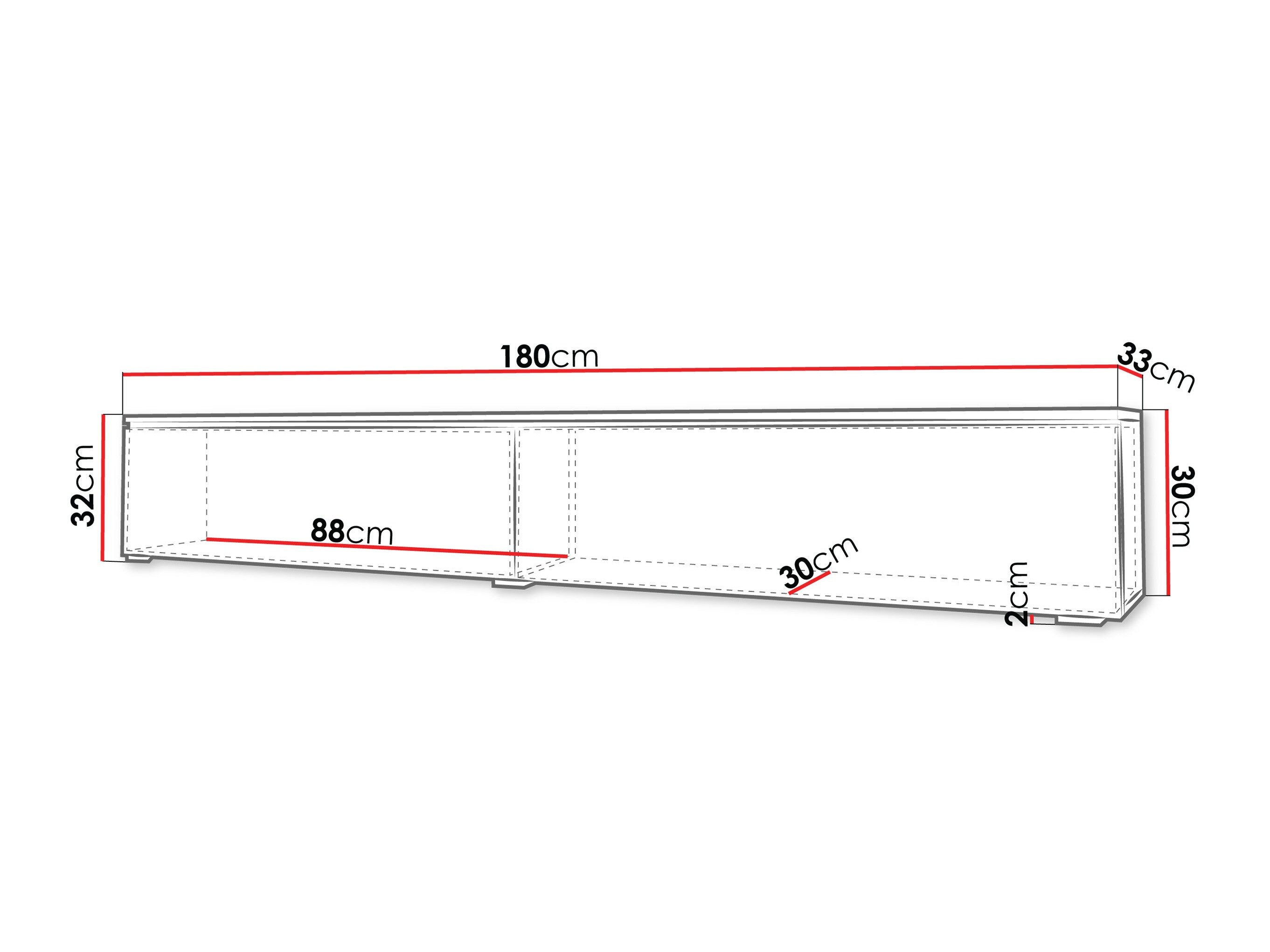 TV-benk Scientia I (Artisan eik)