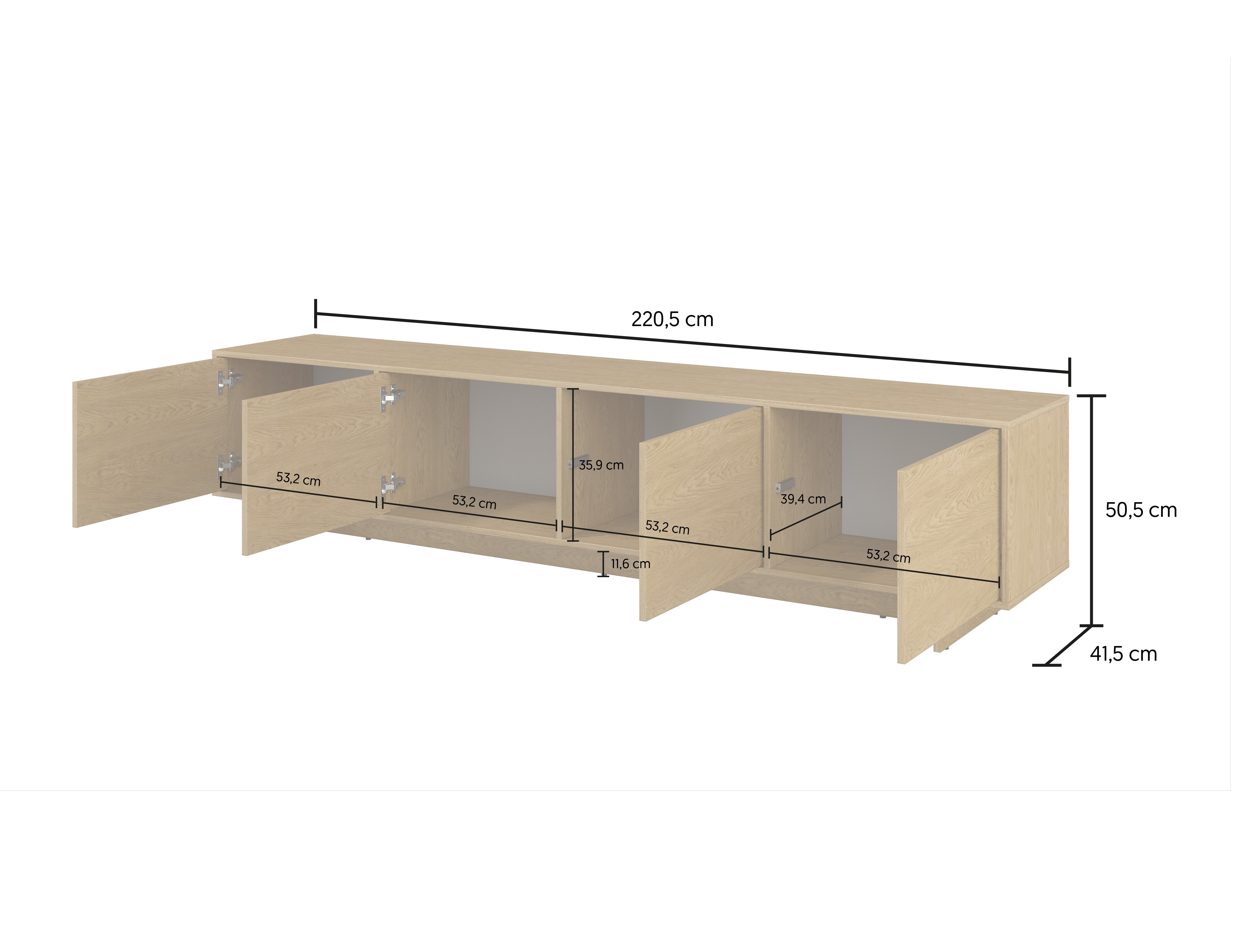 Stuesett Cavbali 105 (Eik)