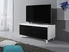 TV-benk Uva IV (Hvit + Svart høyglans)